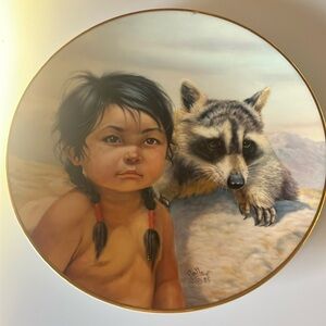 Plate Hamilton Collection Vague Shadows Series Dark Eyes Friends 2nd Issue 1986